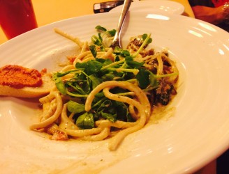 Leek and Brie Pasta