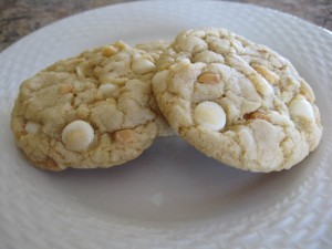 White Chocolate Lemon Cookies
