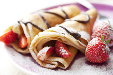 Strawberry Crepes