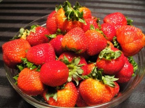 fresh strawberries