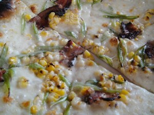 Grilled Corn Pizza