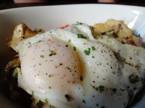 ricotta gnocchi with egg