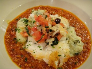 Cod with Red Sauce