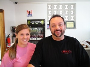 Owner Bruce Barnes and Manager Sara Kosko