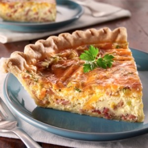 Bacon and Cheddar Quiche