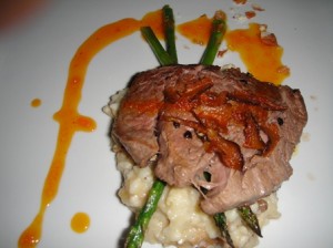 Beef Tenderloin with Orange Cognac Sauce