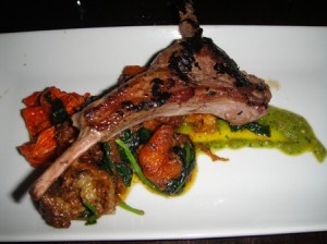 Lamb with Poblano Pesto