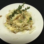 Risotto with Butternut Squash, Zucchini, and Mascarpone Cheese