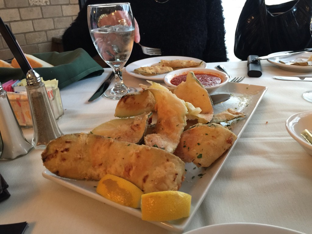 Fried Zucchini with Marinara