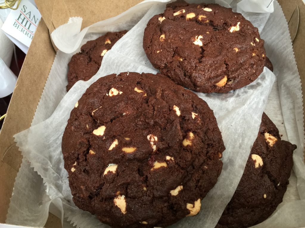 White Chocolate Raspberry Cookies